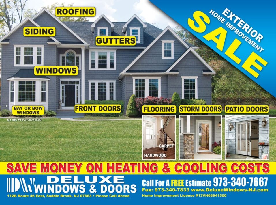Save money on your heating and cooling costs with new windows and doors from Deluxe Windows